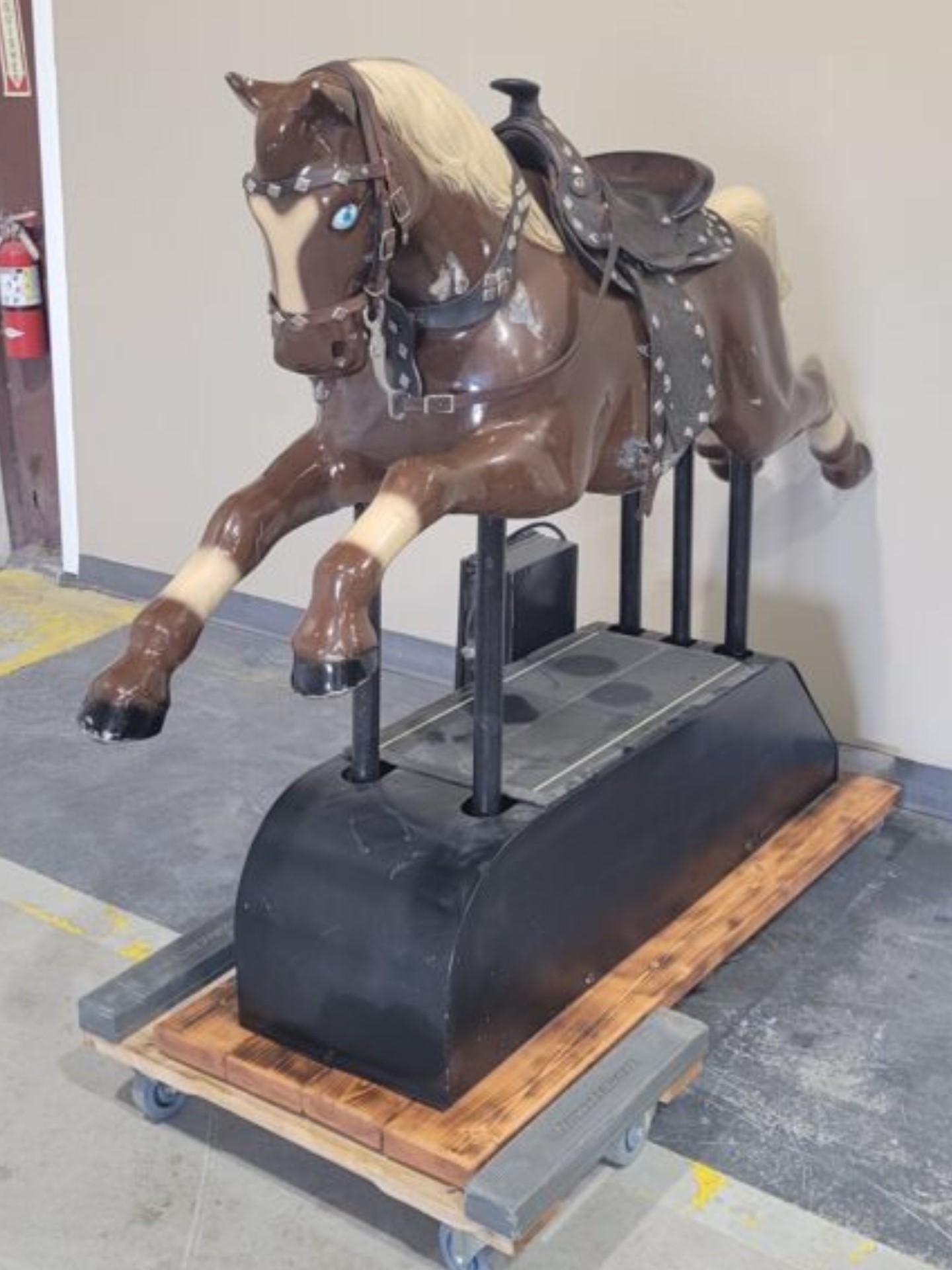 Vintage Coin Operated Rocking Hourse